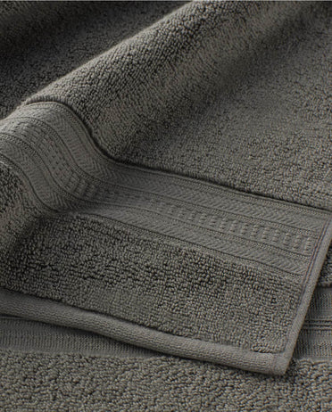 Opulent 100% Cotton Hand Towel, 550 GSM, Solid, Dark Grey