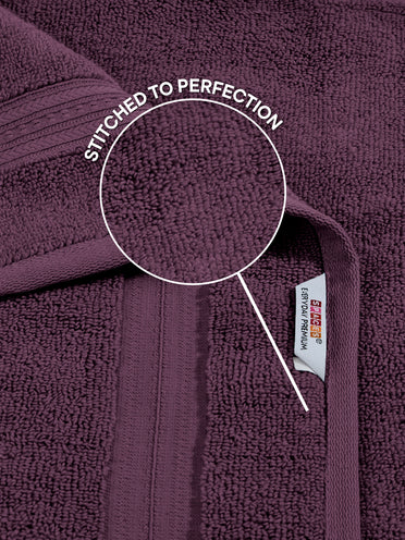 Opulent 100% Cotton Hand Towel, 550 GSM, Solid, Dark Violet