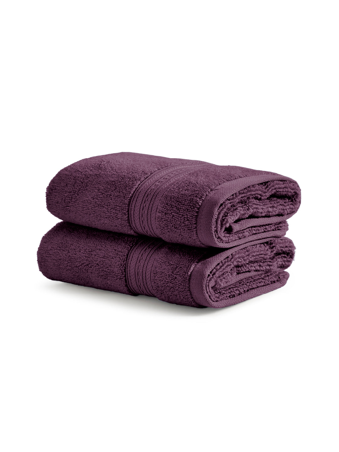 Opulent 100% Cotton Hand Towel, 550 GSM, Solid, Dark Violet