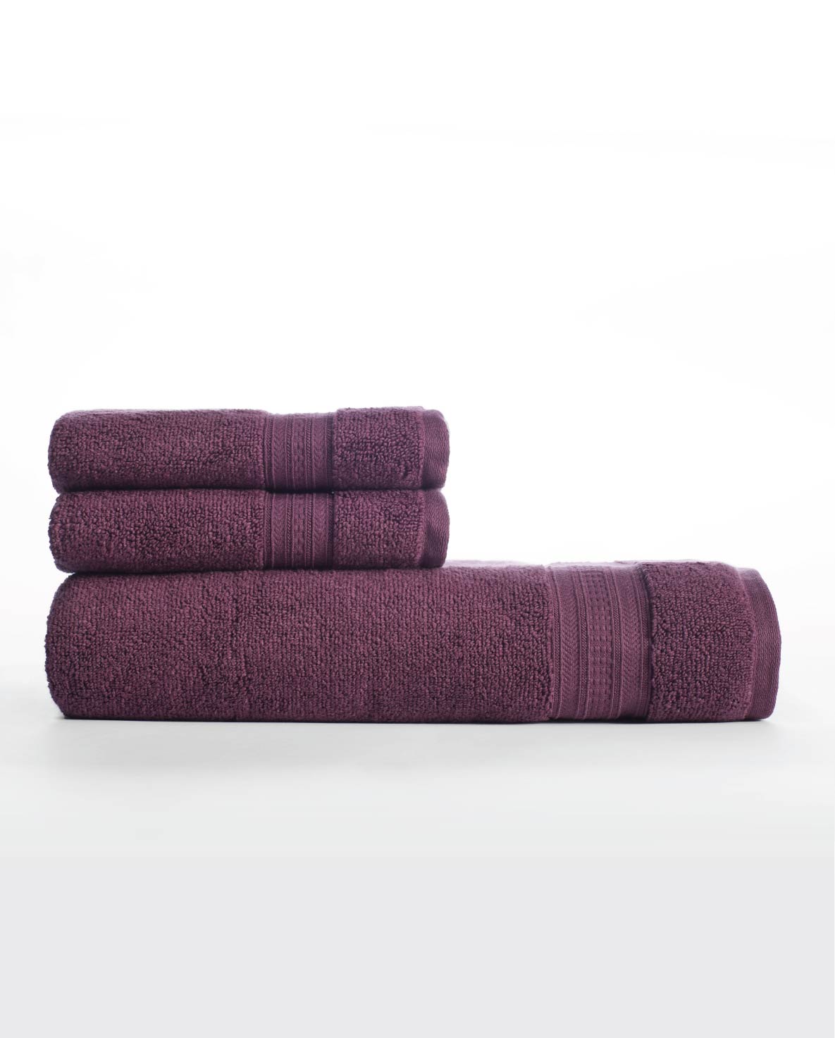 Opulent 100% Cotton Hand Towel, 550 GSM, Solid, Dark Violet