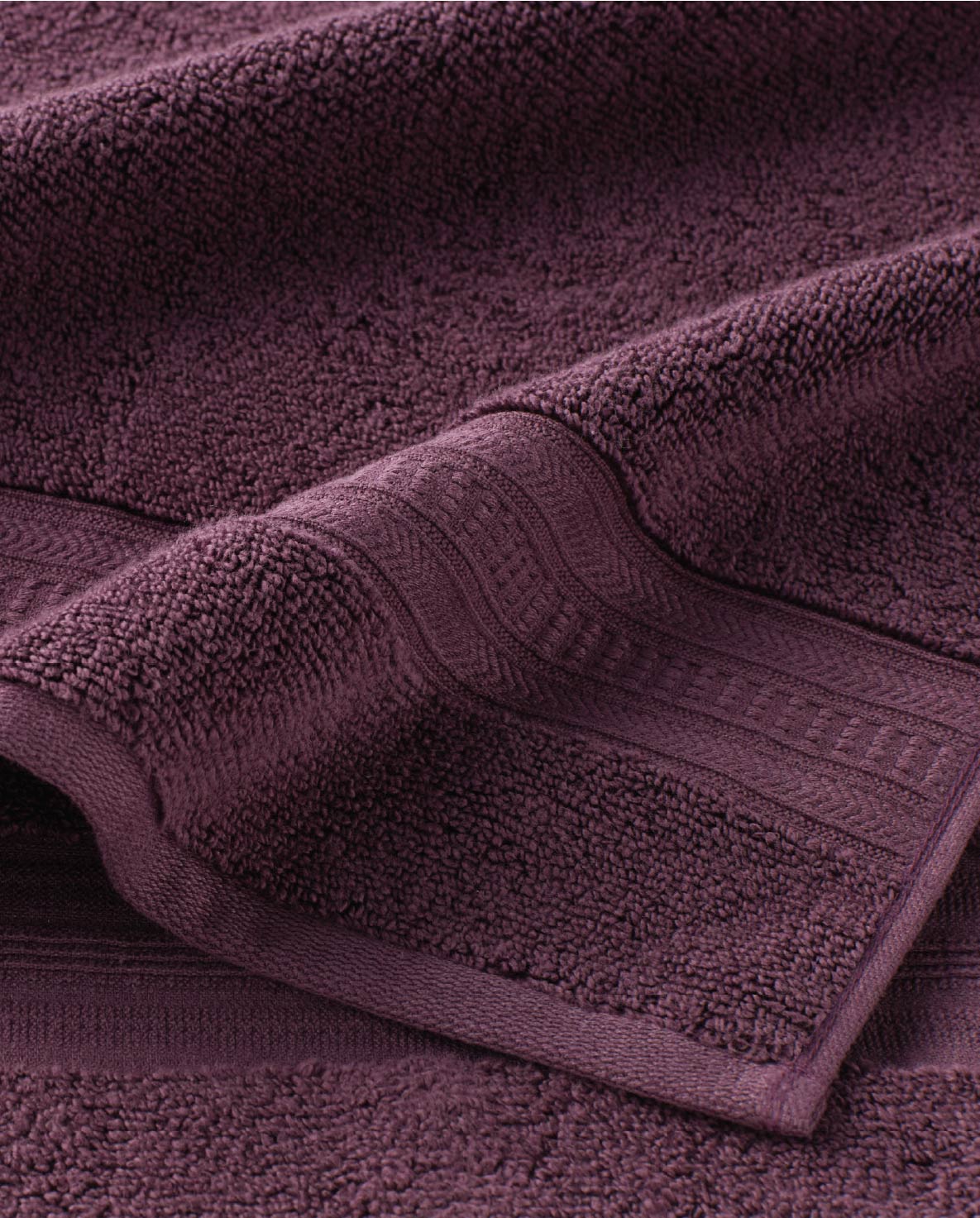 Opulent 100% Cotton Hand Towel, 550 GSM, Solid, Dark Violet