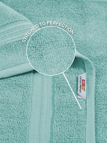 Opulent 100% Cotton Hand Towel, 550 GSM, Solid, Light Teal