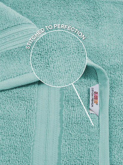 Opulent 100% Cotton Hand Towel, 550 GSM, Solid, Light Teal