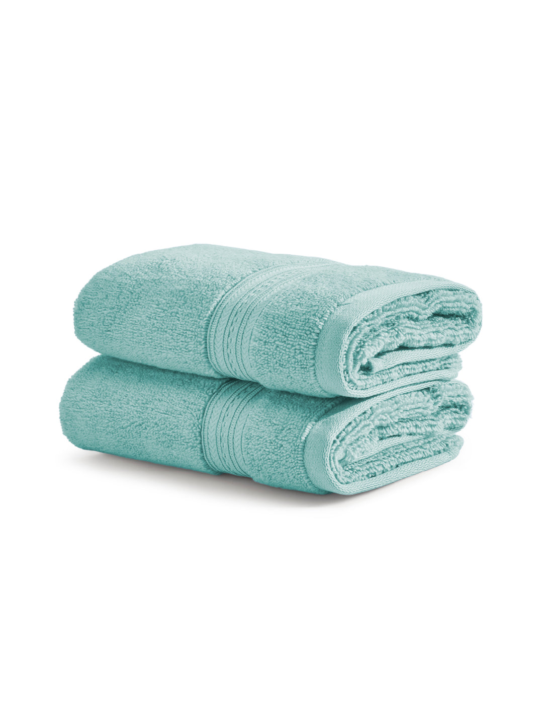 Opulent 100% Cotton Hand Towel, 550 GSM, Solid, Light Teal