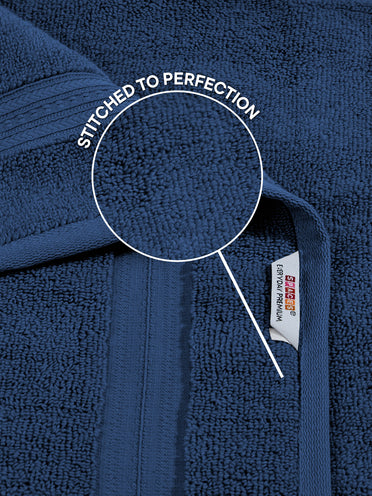 Opulent 100% Cotton Hand Towel, 550 GSM, Solid, Light Blue