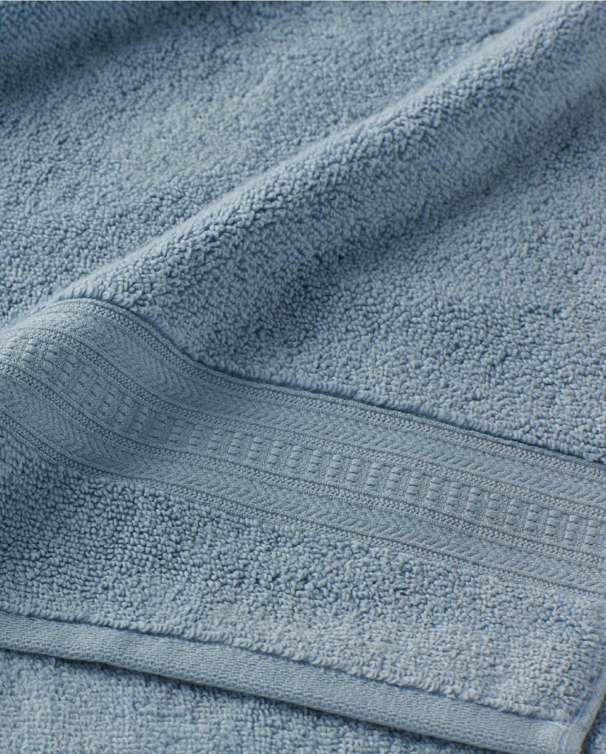 Opulent 100% Cotton Hand Towel, 550 GSM, Solid, Light Blue