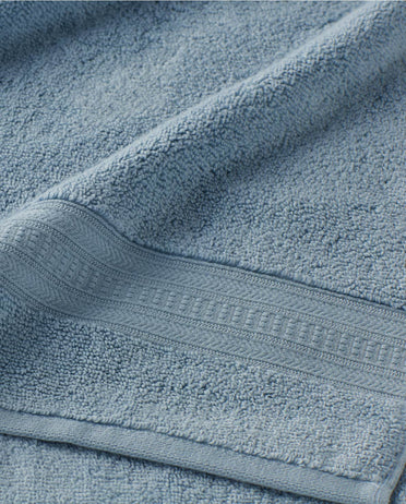 Opulent 100% Cotton Hand Towel, 550 GSM, Solid, Light Blue
