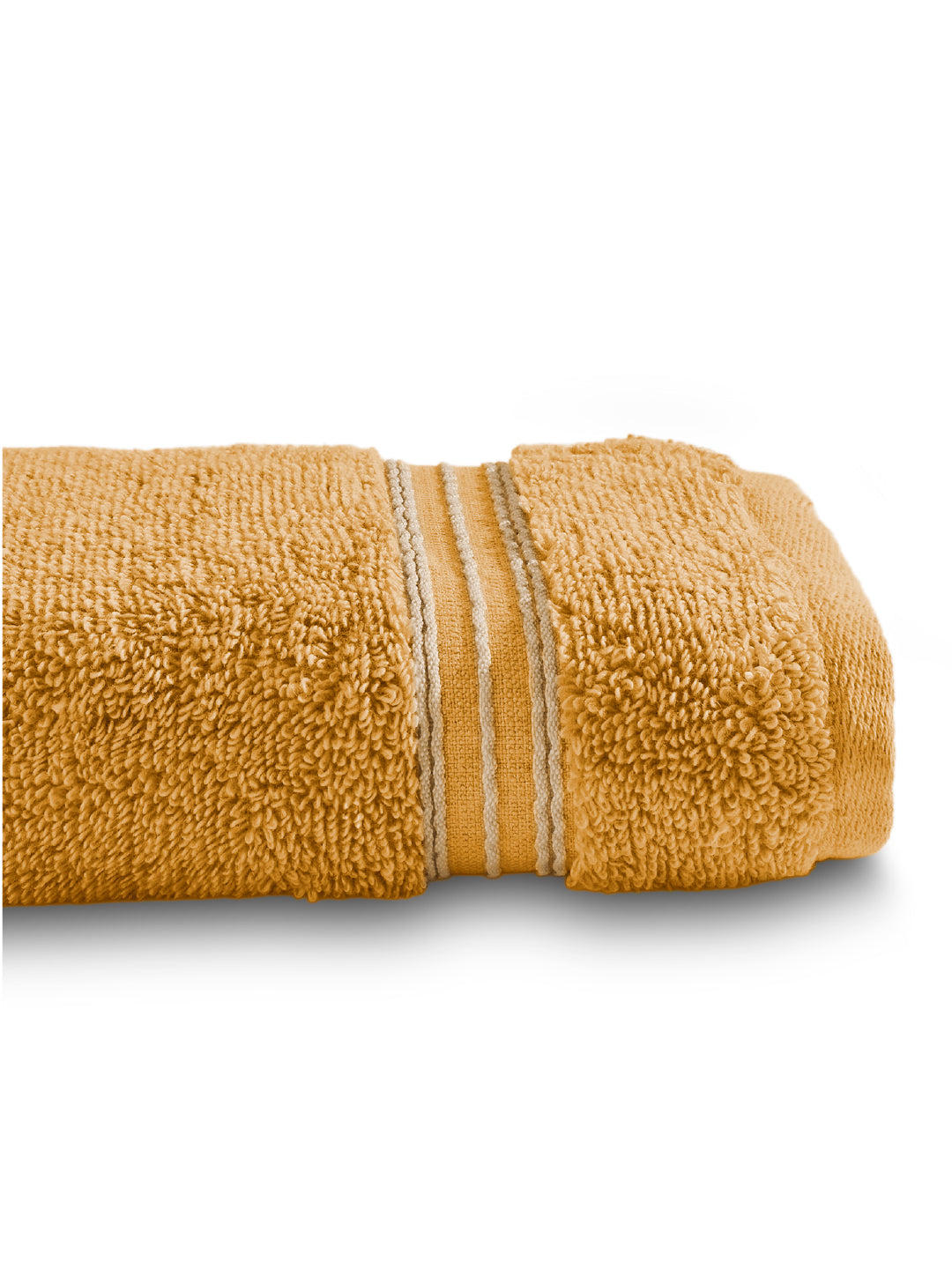 Swift Flow 100% Cotton Hand Towel, 500 GSM, Solid, Gold