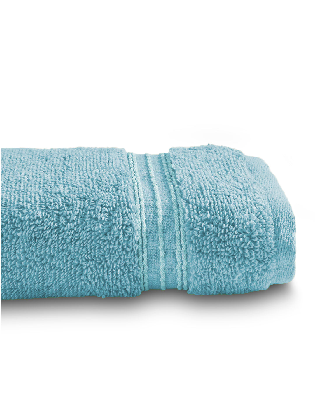 Swift Flow 100% Cotton Hand Towel, 500 GSM, Solid, Light Blue