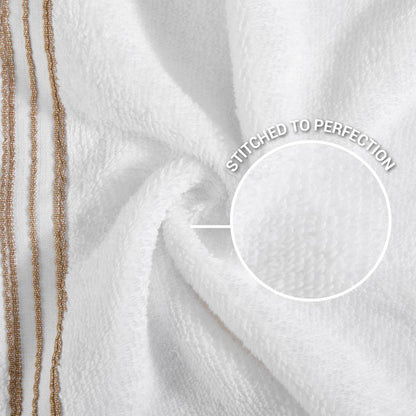 Swift Flow 100% Cotton Face Towel, 500 GSM, Solid, White