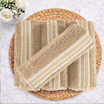 Swift Flow 100% Cotton Face Towel, 500 GSM, Solid, Light Brown