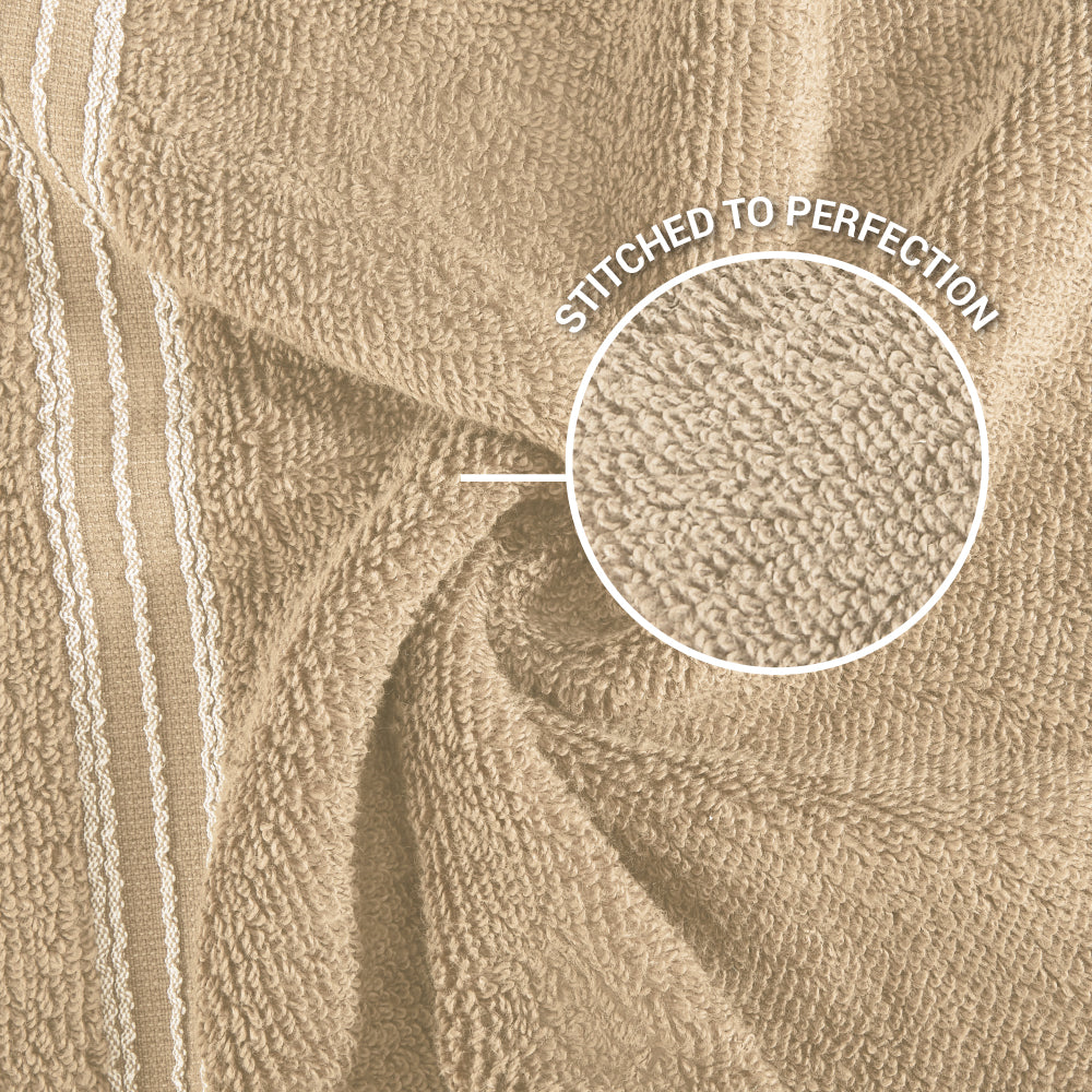 Swift Flow 100% Cotton Face Towel, 500 GSM, Solid, Light Brown