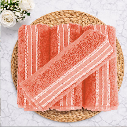 Swift Flow 100% Cotton Face Towel, 500 GSM, Solid, Red