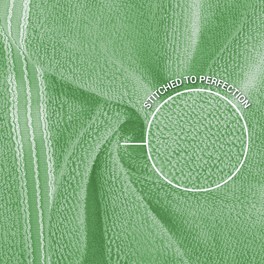 Swift Flow 100% Cotton Face Towel, 500 GSM, Solid, Light Green