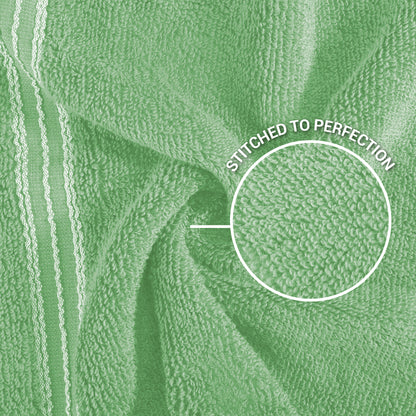 Swift Flow 100% Cotton Face Towel, 500 GSM, Solid, Light Green