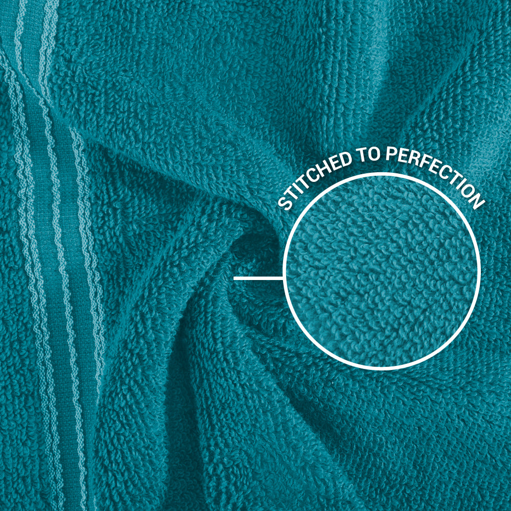 Swift Flow 100% Cotton Face Towel, 500 GSM, Solid, Dark Teal