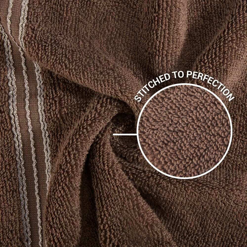 Swift Flow 100% Cotton Face Towel, 500 GSM, Solid, Dark Brown