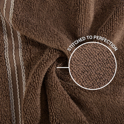 Swift Flow 100% Cotton Face Towel, 500 GSM, Solid, Dark Brown