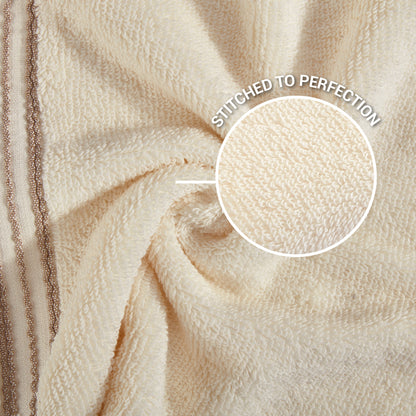 Swift Flow 100% Cotton Face Towel, 500 GSM, Solid, Beige