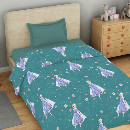 Kids 100 % Cotton Top Sheet, 170 TC, Character, Teal