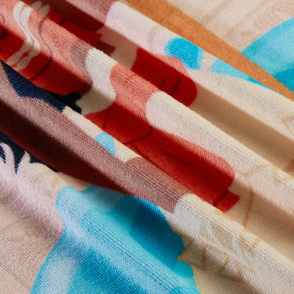 Kids 100% Cotton Bath Towel, 380 GSM, Character, Blush