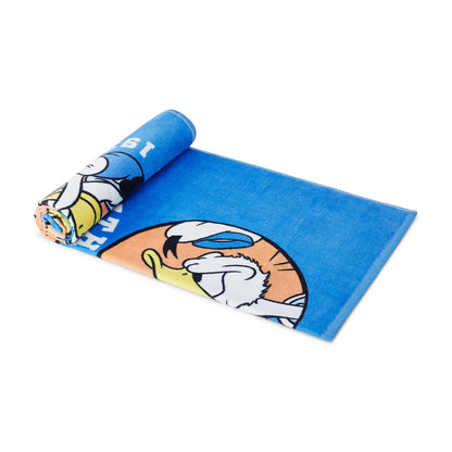 Kids 100% Cotton Bath Towel, 380 GSM, Character, Blue