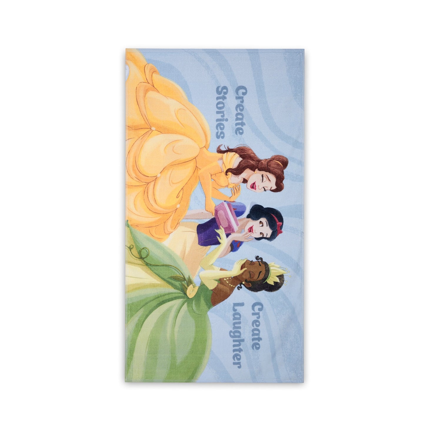 Kids 100% Cotton Bath Towel, 380 GSM, Character, Light Blue