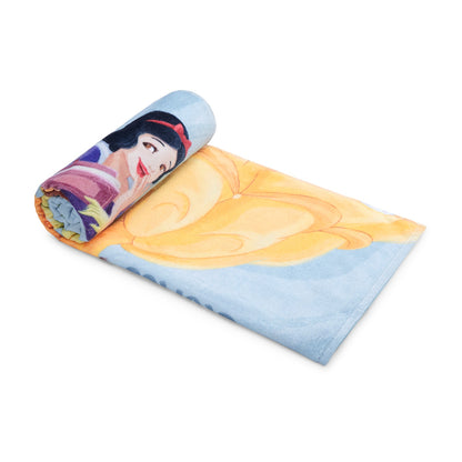 Kids 100% Cotton Bath Towel, 380 GSM, Character, Light Blue