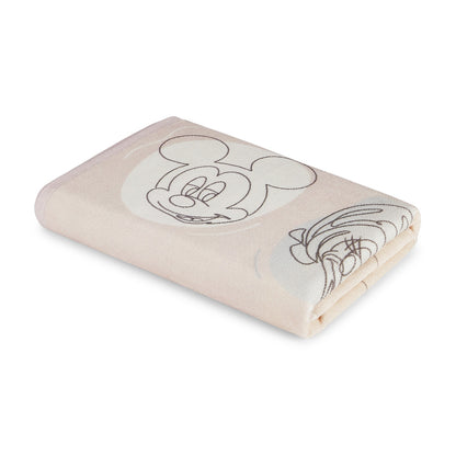 Kids 100% Cotton Bath Towel, 380 GSM, Character, Beige