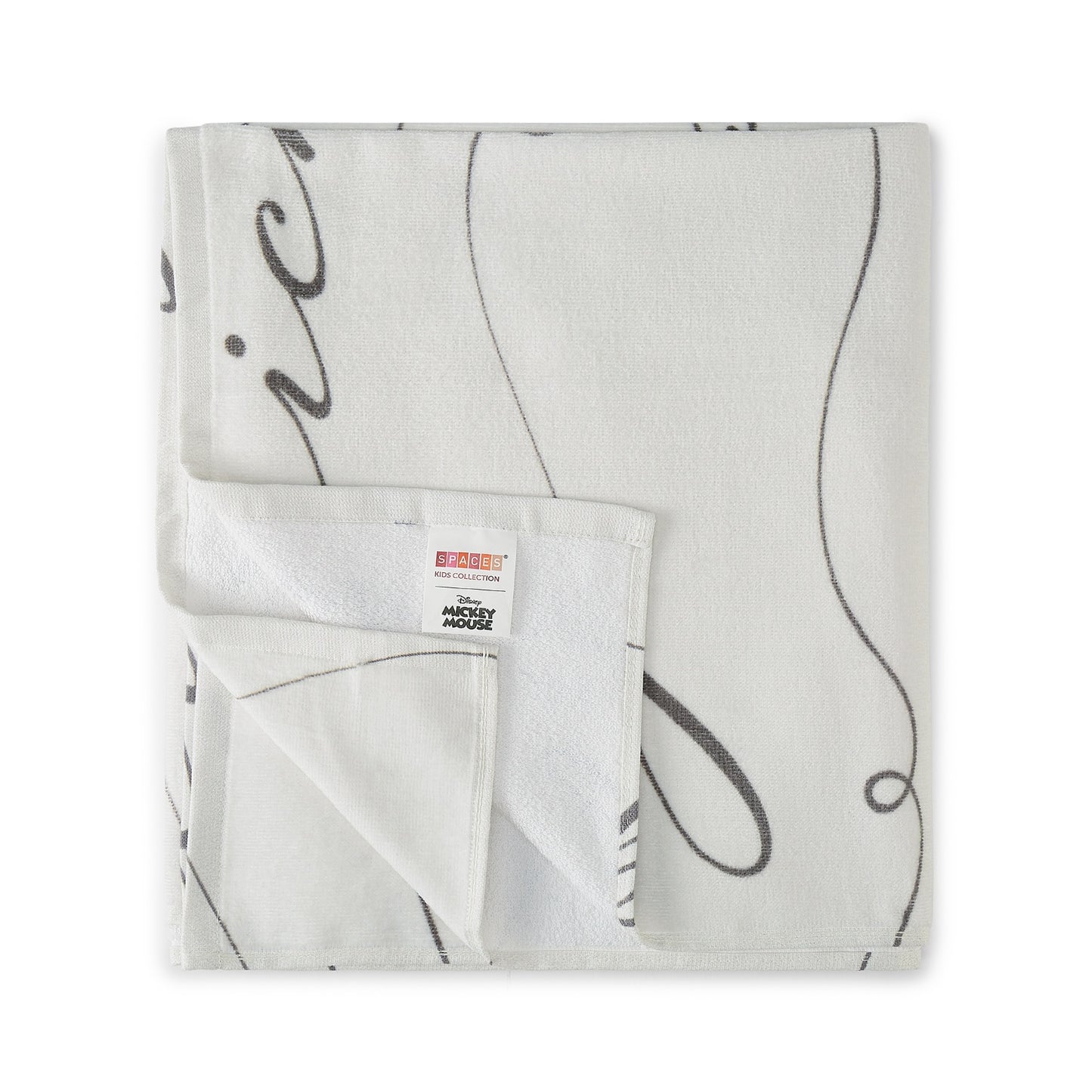 Kids 100% Cotton Bath Towel, 380 GSM, Character, Cream