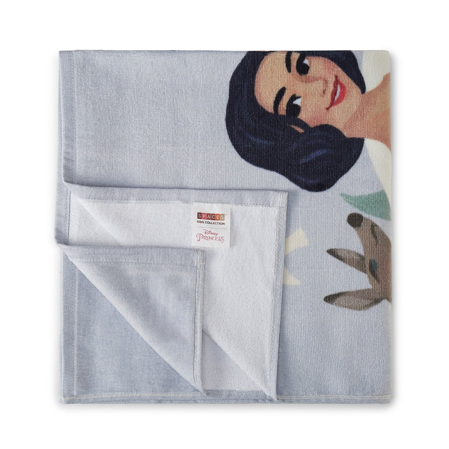 Kids 100% Cotton Bath Towel, 380 GSM, Character, Grey