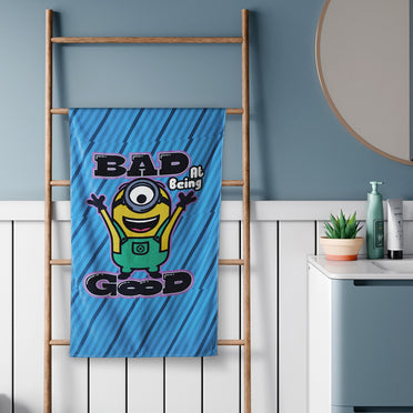 Kids 100% Cotton Bath Towel, 380 GSM, Character, Blue