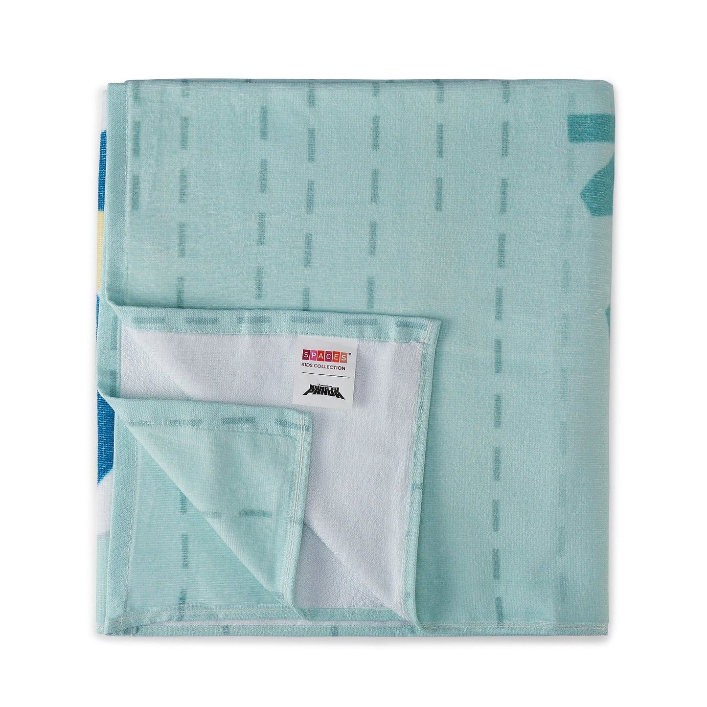 Kids 100% Cotton Bath Towel, 380 GSM, Character, Light Blue