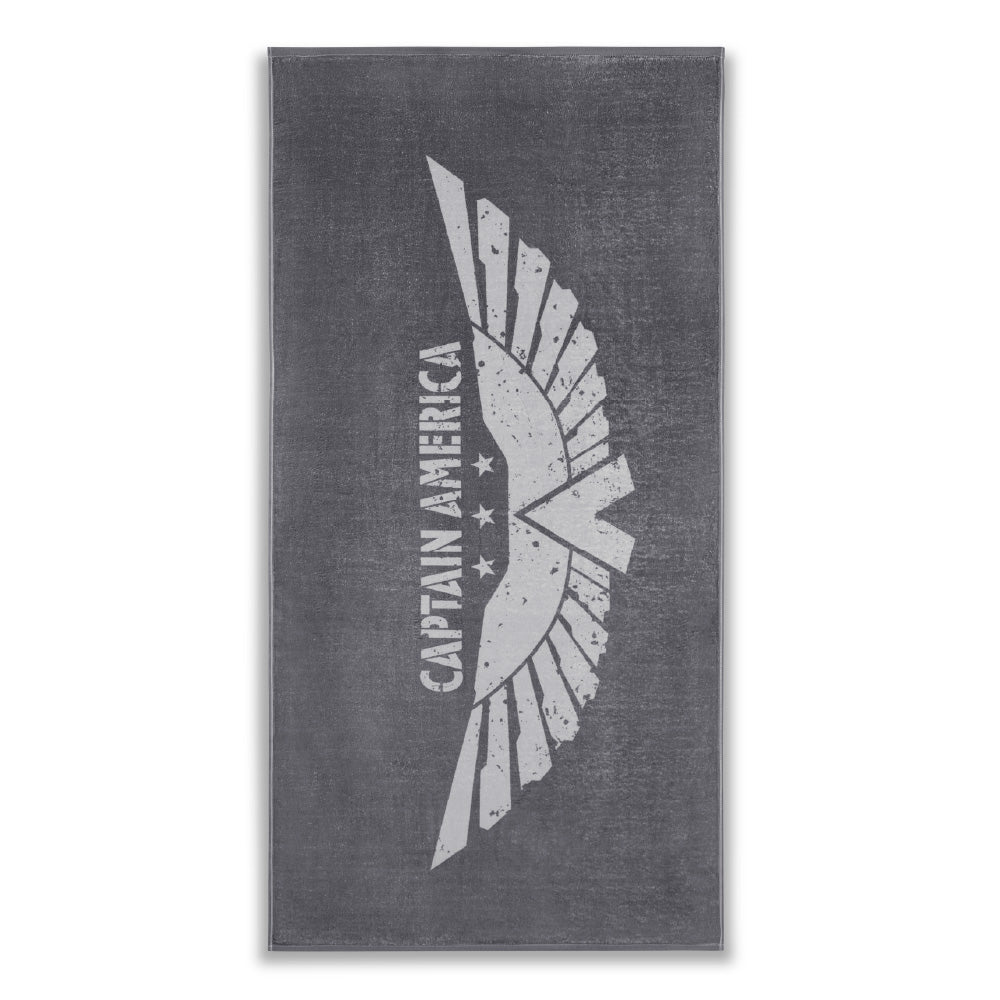 Teenz 100% Cotton Bath Towel, 450 GSM, Character, Dark Grey