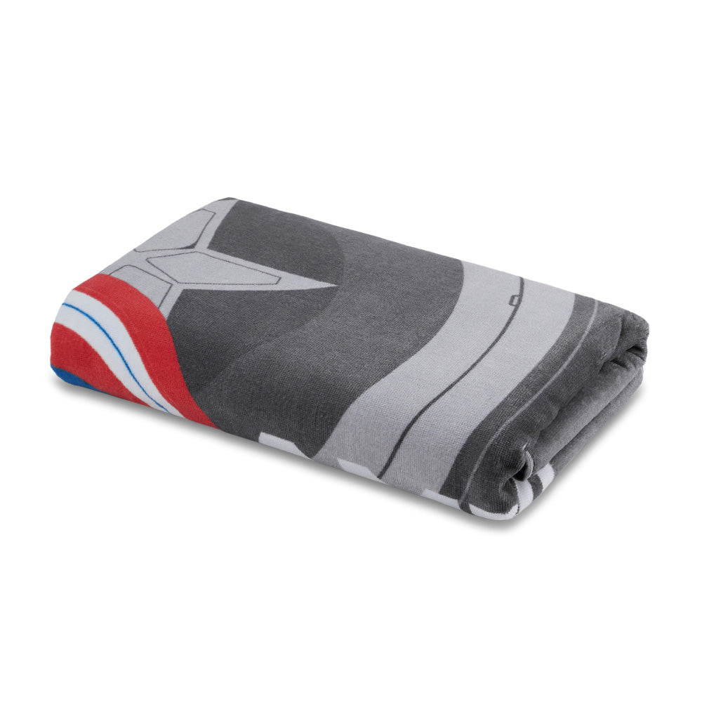 Teenz 100% Cotton Bath Towel, 450 GSM, Character, Dark Grey