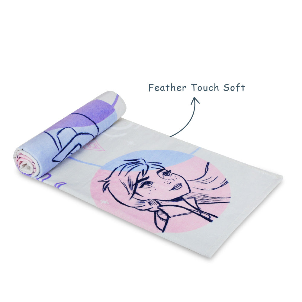 Teenz 100% Cotton Bath Towel, 450 GSM, Character, Cream