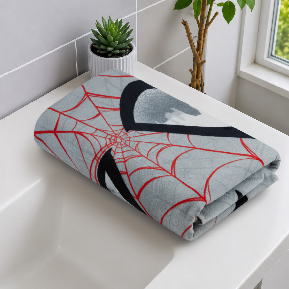Teenz 100% Cotton Bath Towel, 450 GSM, Character, Grey