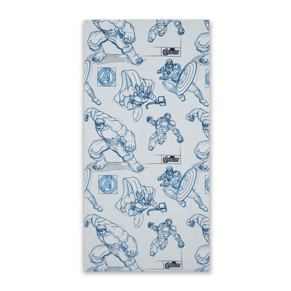 Teenz 100% Cotton Bath Towel, 450 GSM, Character, Light Blue