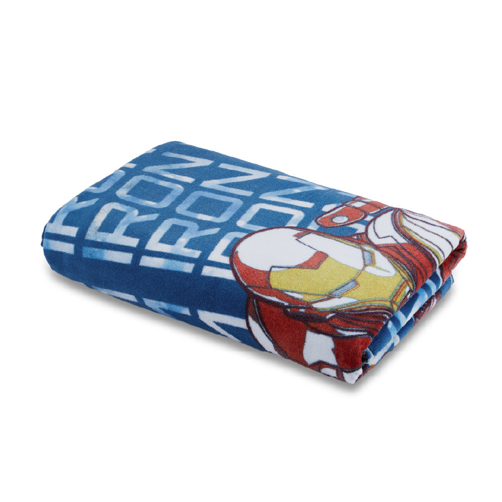 Teenz 100% Cotton Bath Towel, 450 GSM, Character, Blue