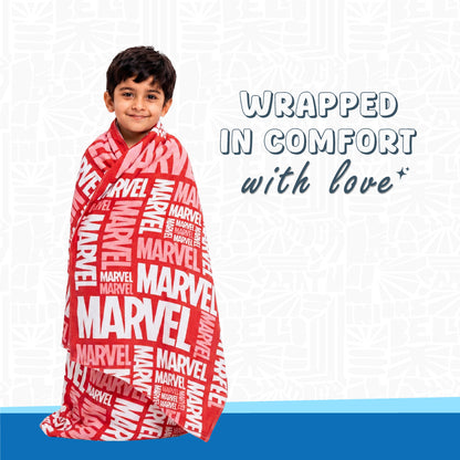 Teenz 100% Cotton Bath Towel, 450 GSM, Character, Red