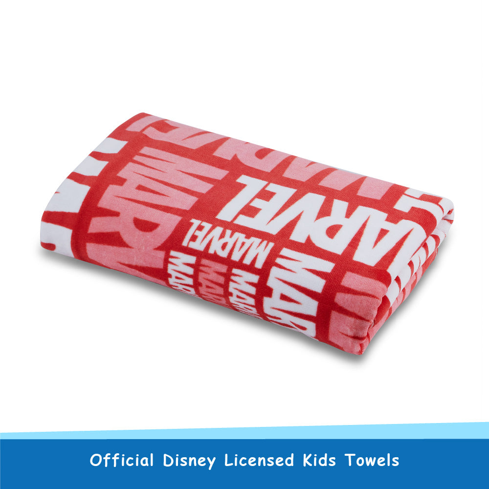 Teenz 100% Cotton Bath Towel, 450 GSM, Character, Red