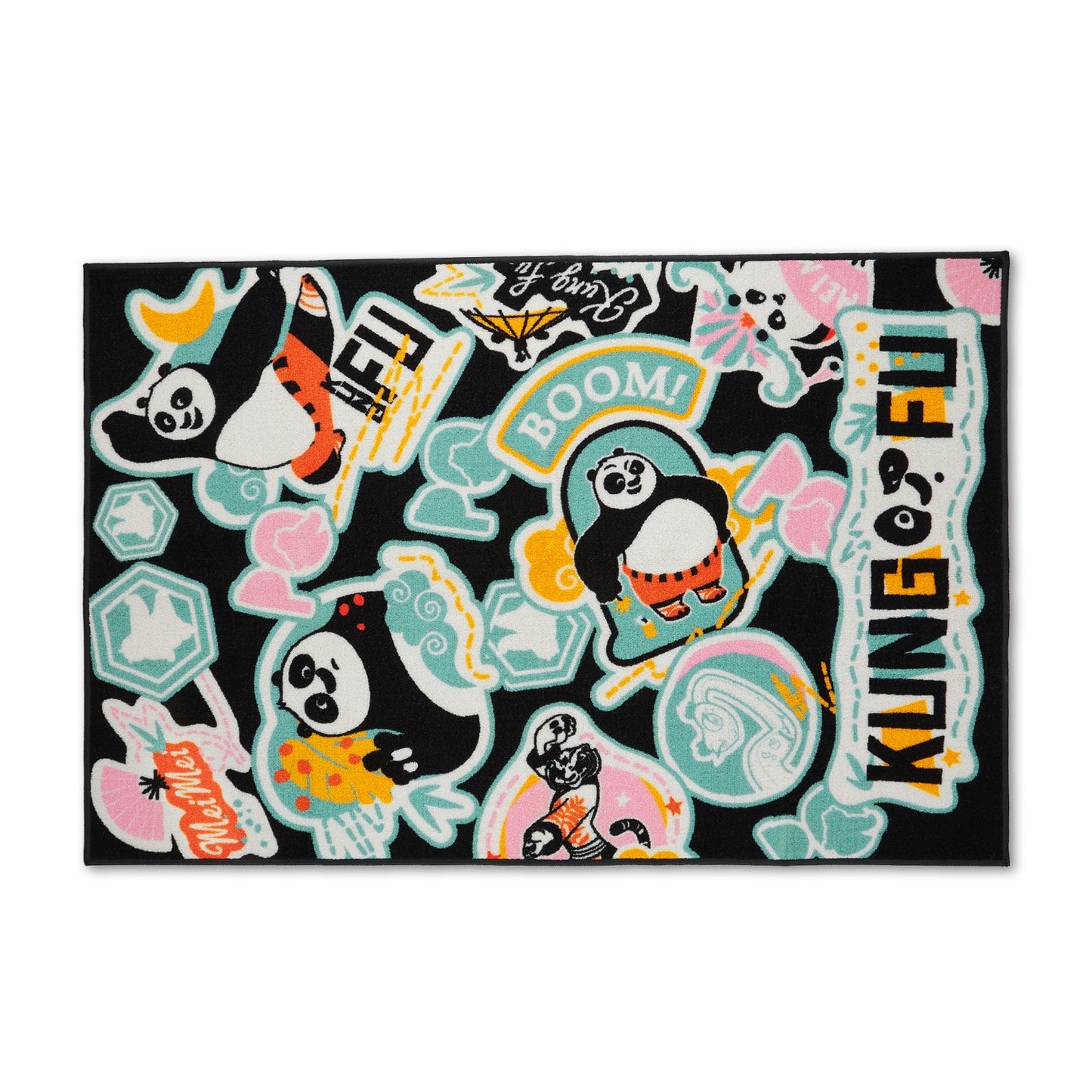 Kids Nylon Area Rugs, 1070 GSM, Character, Dark Blue