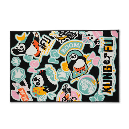 Kids Nylon Area Rugs, 1070 GSM, Character, Dark Blue