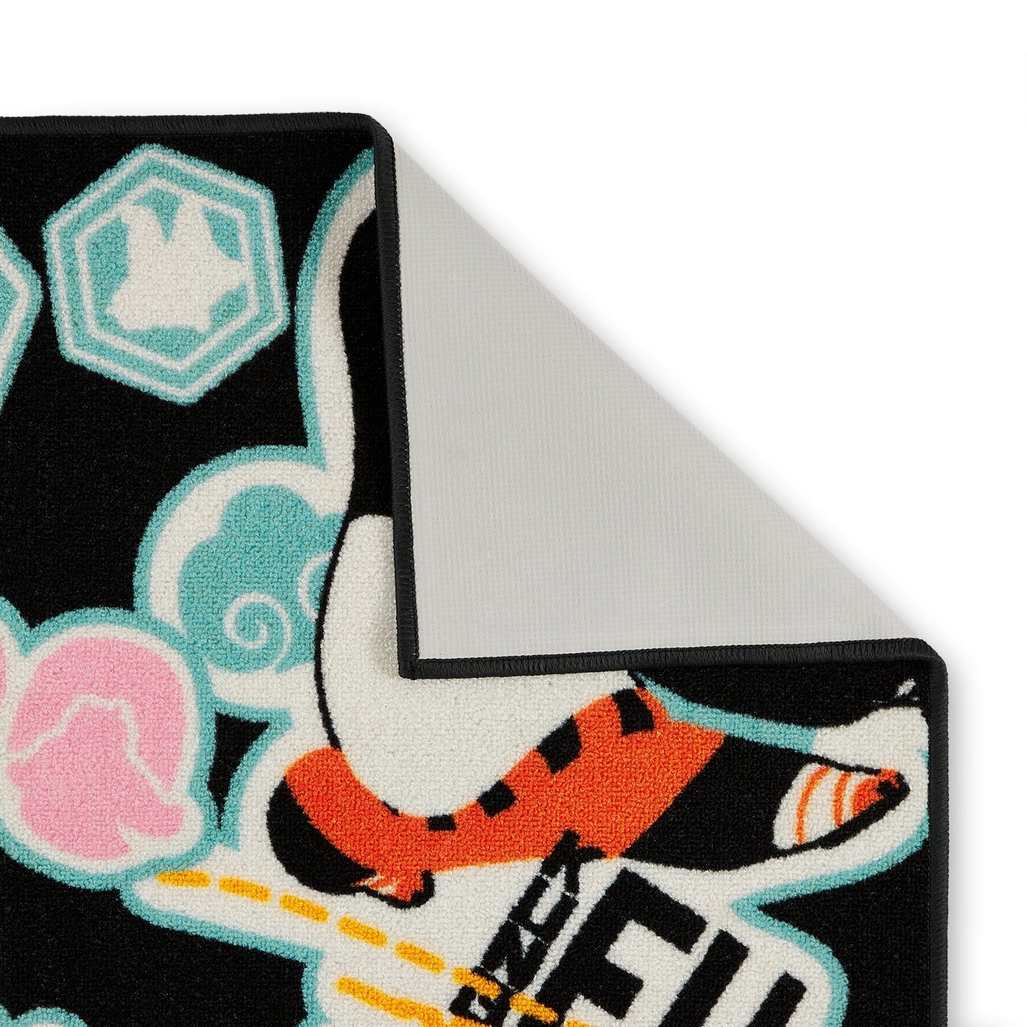 Kids Nylon Area Rugs, 1070 GSM, Character, Dark Blue