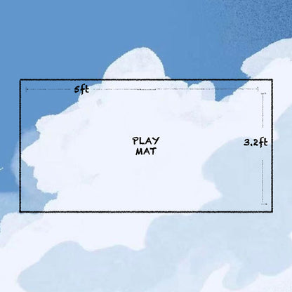 Kids Nylon Area Rugs, 1070 GSM, Character, Dark Blue