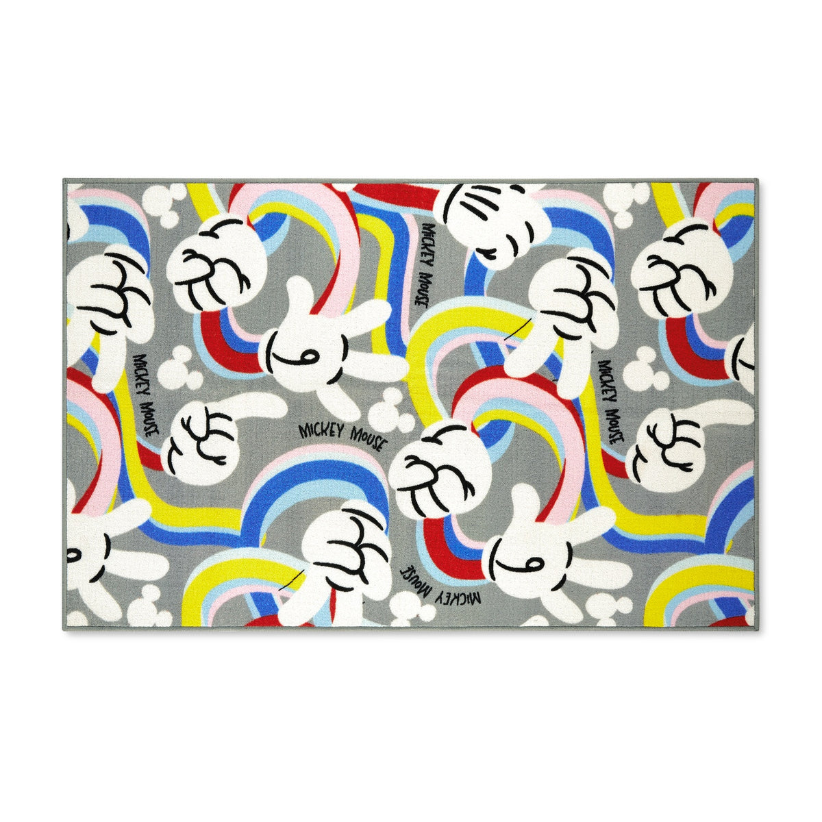 Kids Nylon Area Rugs, 1070 GSM, Character, Grey