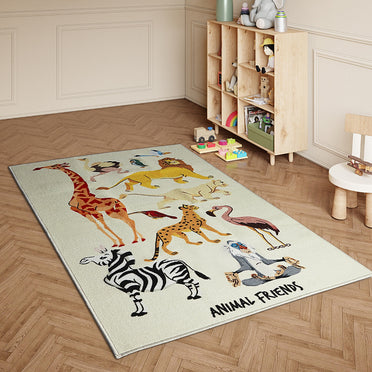 Kids Nylon Area Rugs, 1070 GSM, Character, Blush