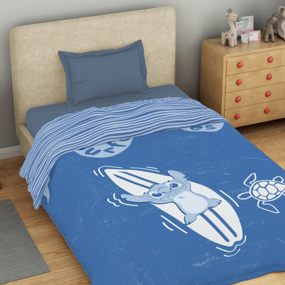 Kids 100 % Cotton Single Quilt, 132 TC, Character, Blue