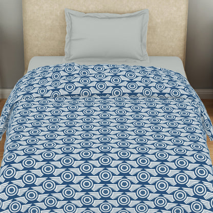Kids 100 % Cotton Top Sheet, 170 TC, Character, Dark Blue