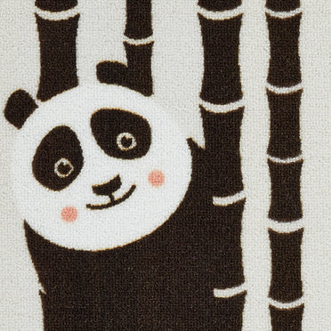 Kids Nylon Small Foot Mat, 1070 GSM, Character, Dark Brown